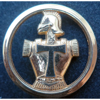 TRANS : insigne de béret des transmissions de fabrication Ballard