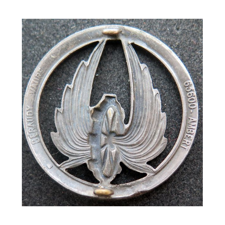 Insigne de béret du train de fabrication Beraudy-Vaure