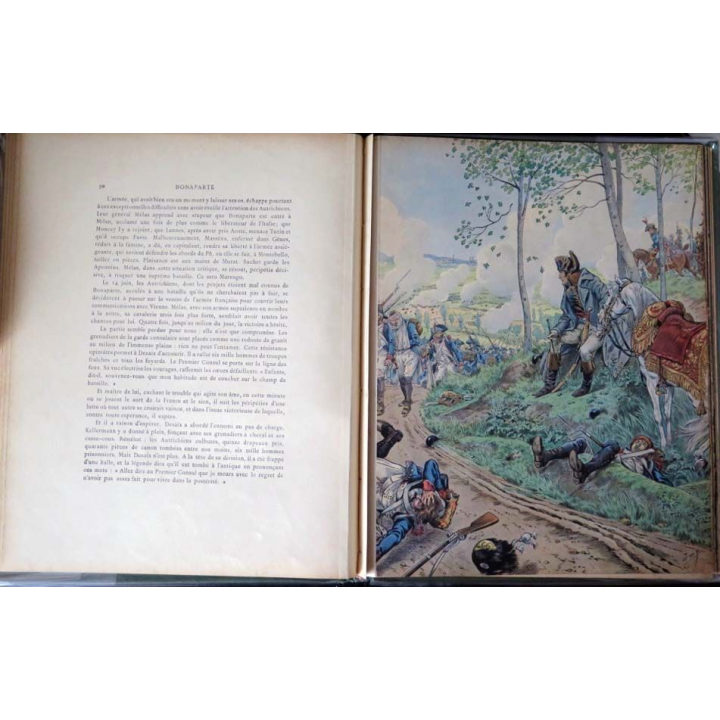 Bonaparte par Job et G Montorgueil aux Editions Boivin 1910 vieux livre