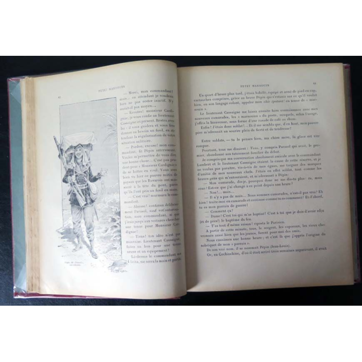 Vieux livres : Petit Marsouin par le Capitaine Dandrit 1913