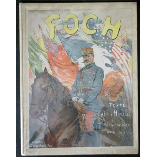 Vieux Livre Foch par Emile Hinzelin et G. Dutriac librairie Delagrave