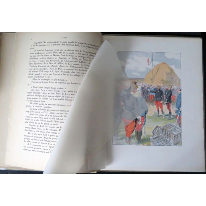 Vieux Livre Foch par Emile Hinzelin et G. Dutriac librairie Delagrave
