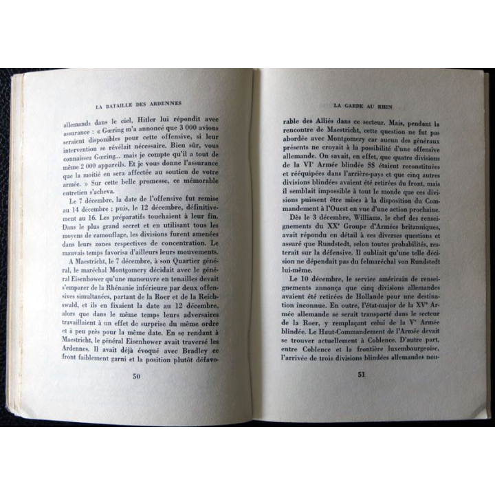 La bataille des Ardennes et l'agonie à l'ouest de Franz Kurowski Editions La Table Ronde