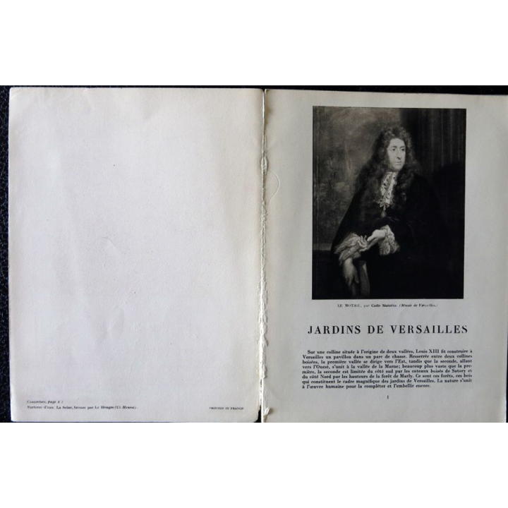 Les Jardins de versailles de Marguerite Jallut aux Editions Vincent Fréal & Cie