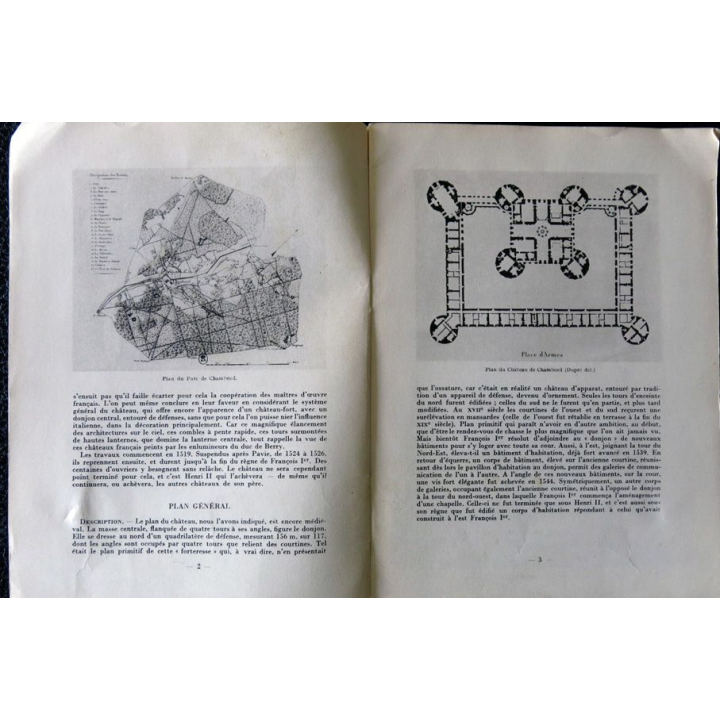 Fascicule Le château de Chambord aux Editions Vincent Fréal & Cie