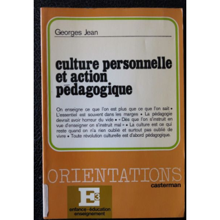 Culture personnelle et action pédagogique de Georges Jean aux éditions Casterman