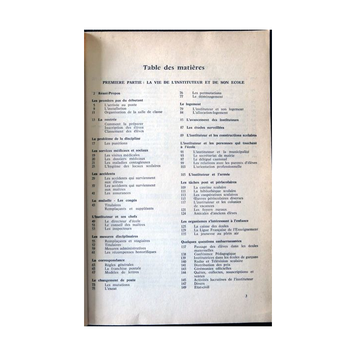 La vie de l'instituteur de R. Pierret & H. Bardon aux éditions Hatier