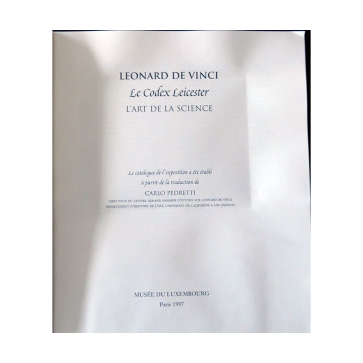 Coffret avec CD - Léonard de Vinci Le codex Leicester L'art de la science Bibliothèque documentaire L'Ecole des Loisirs