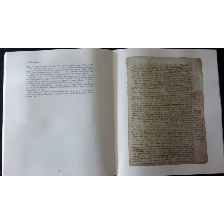 Coffret avec CD - Léonard de Vinci Le codex Leicester L'art de la science Bibliothèque documentaire L'Ecole des Loisirs