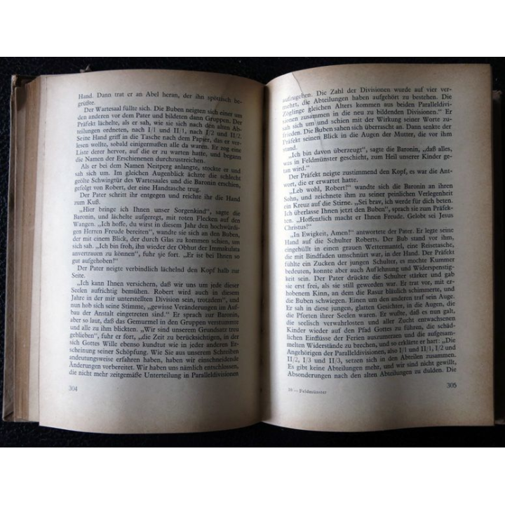 Feldmünster Roman aus einem Jesuiteninternat Von Franz Graf Zedtwitz, Nordland Verlag Berlin