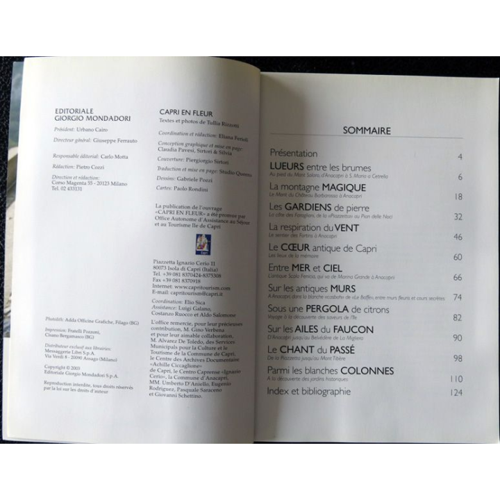 Capri en fleurs de Tullia Rizzotti, Editoriale Giorgio Mondadori