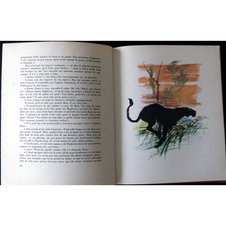 Le Livre de la jungle de Rudyard Kipling, Editions Librairie Delagrave