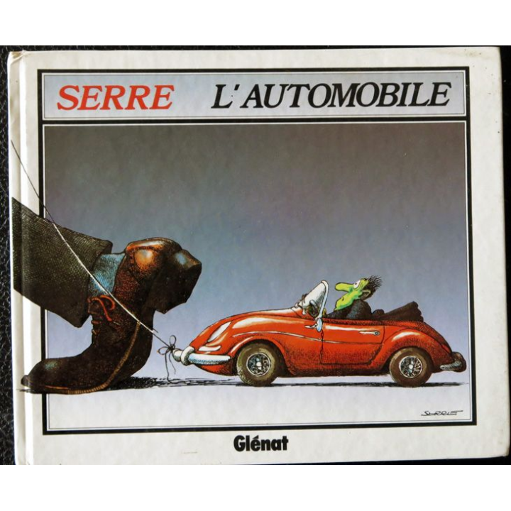 L'automobile dessins de Serre aux éditions Glénat
