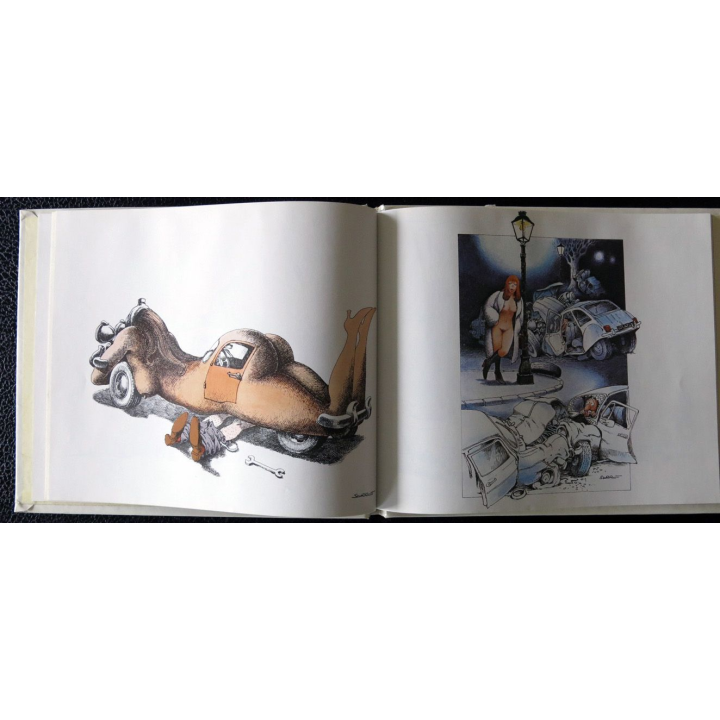 L'automobile dessins de Serre aux éditions Glénat