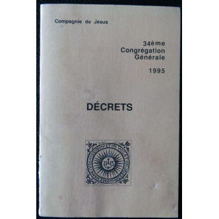 Décrets de la 34° congrégration générale - Compagnie de Jésus