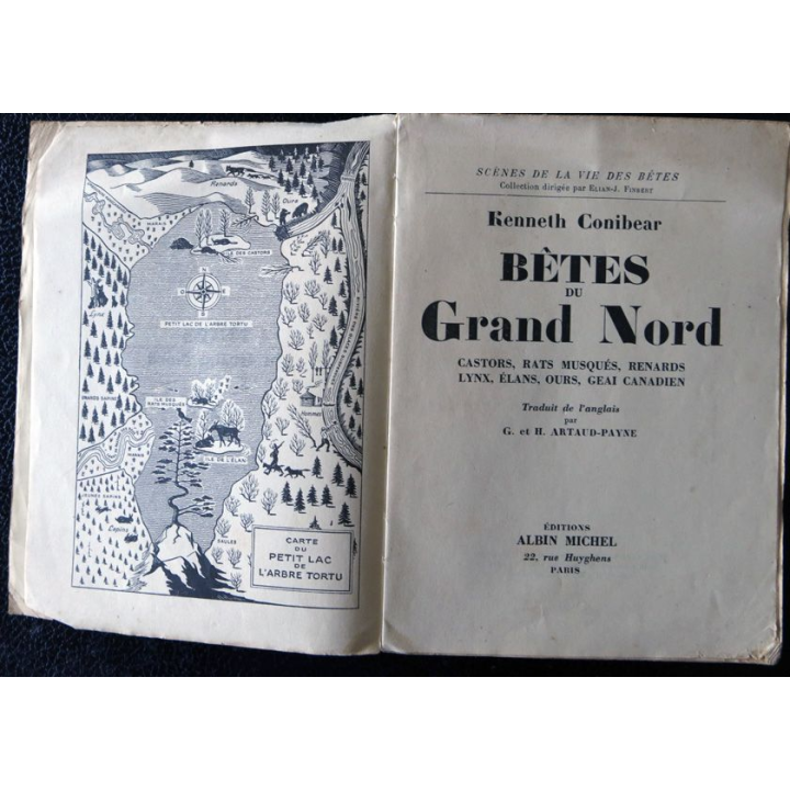 Bêtes du Grand Nord de Kenneth Conibear aux éditions Albin Michel (1948)