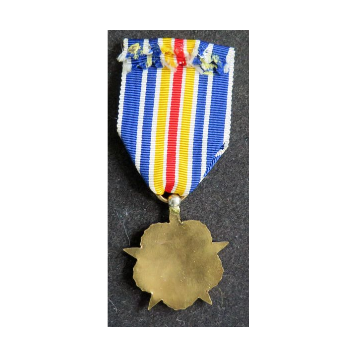 FRANCE : Médaille des blessés en métal doré étoile émaillée