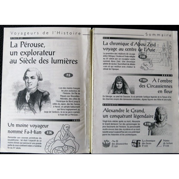 Les voyageurs de l'Histoire N° 4 : La Pérouse un explorateur au siècle des lumières, Editions Didro