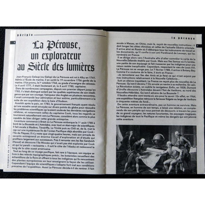 Les voyageurs de l'Histoire N° 4 : La Pérouse un explorateur au siècle des lumières, Editions Didro