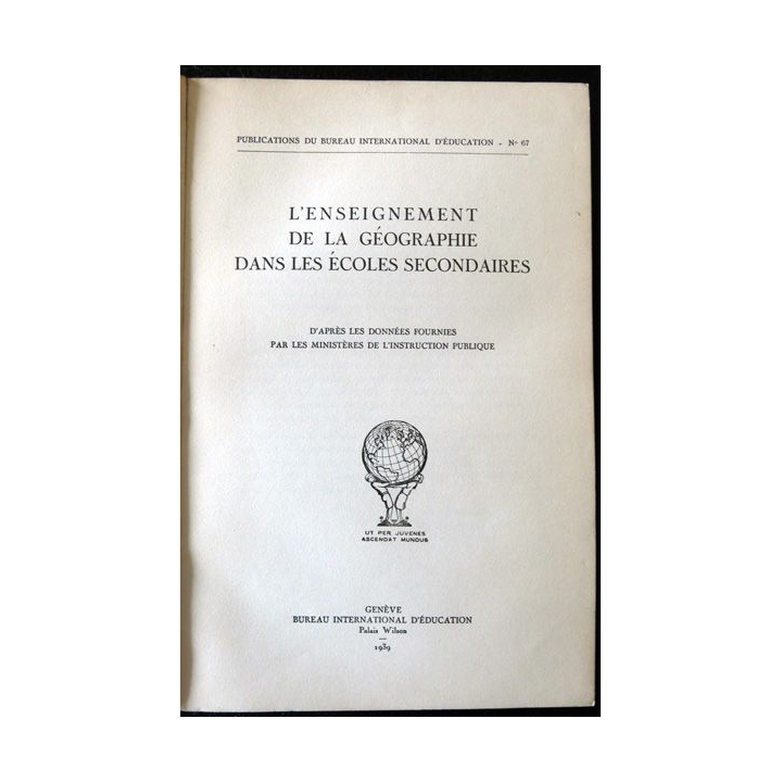N° 67 L'enseignement de la Géographie dans les écoles secondaires  F. Korniszewski