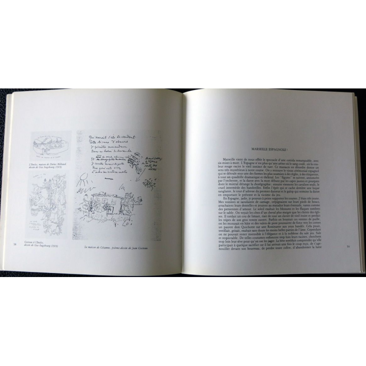 Jean Cocteau et le Sud de l'Atlantique à la Méditerranée de Pierre Caizergues Imprimerie A. Barthélemy Avignon (1989)