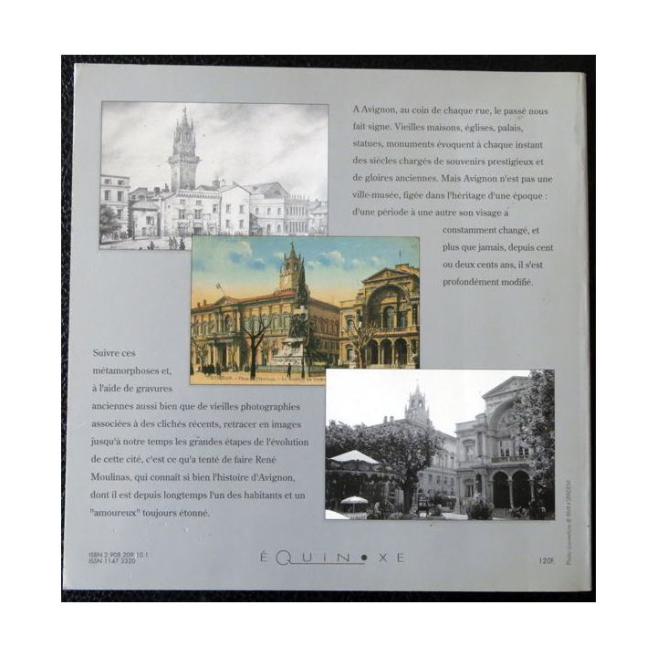 Avignon de René Moulinas Equinoxe Imprimerie A. Barthélemy Avignon