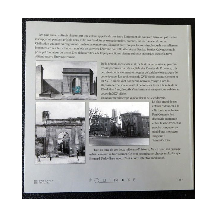 Aix-en-Provence de Bernard Terlay Equinoxe Imprimerie A. Barthélemy Avignon