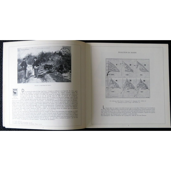 La presqu'île Lège Cap-Ferret: Lège, claquey Les Jacquets de Max Baumann imprimerie A. Barthélemy Avignon