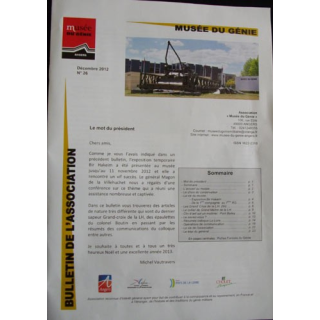 BROCHURE DU MUSÉE DU GÉNIE DÉCEMBRE 2012