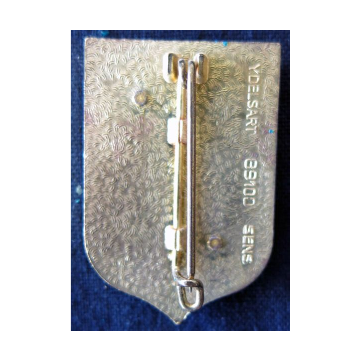 CRS 26 : insigne de la compagnie républicaine de sécurité n° 26 Toulouse, fabrication Y. Delsart