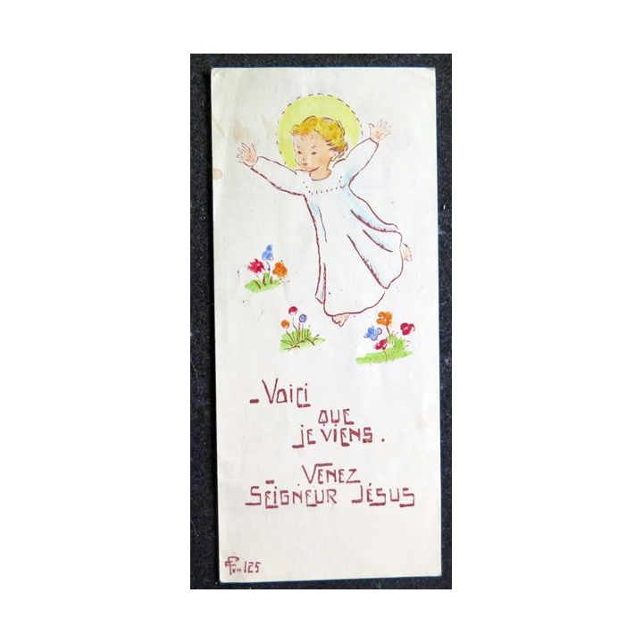 IMAGE PIEUSE : Voici que je viens Venez Seigneur jésus 1954