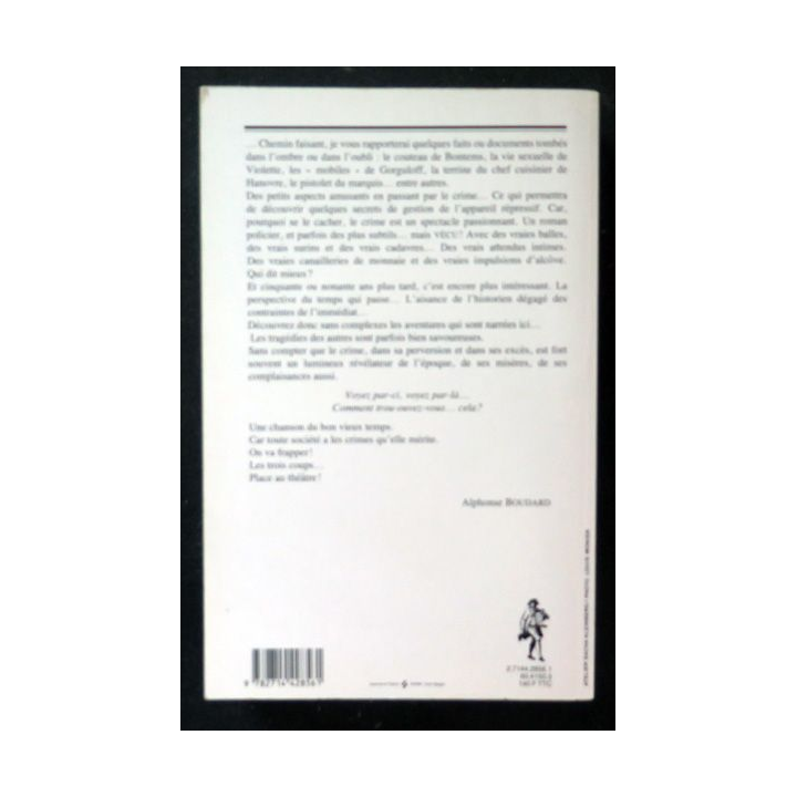 Faits divers et châtiments de Alphonse Boudard 1992