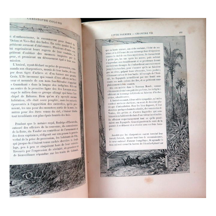 Christophe Colomb par le Comte Rosely de Lorgues 1887t Amero vers 1880