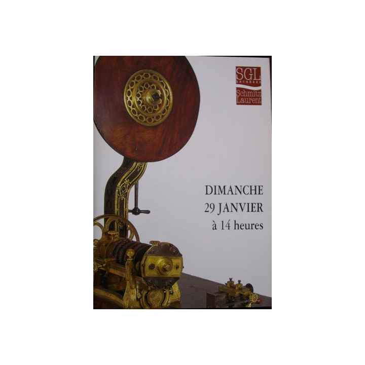 CATALOGUE SCHMITZ LAURENT ST GERMAIN/LAYE 26 JANVIER 2006