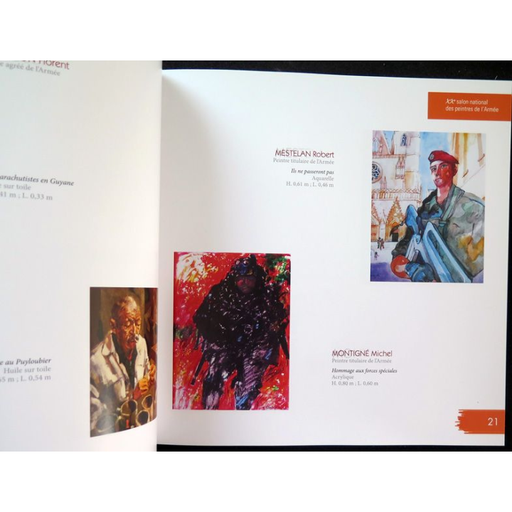 Catalogue du 20° salon des peintres de l'Armée hôtel des Invalides 22 - 29 juin 2017