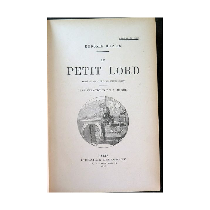Le Petit Lord de frances Hodgson Burnett illustrations de Birch 1925