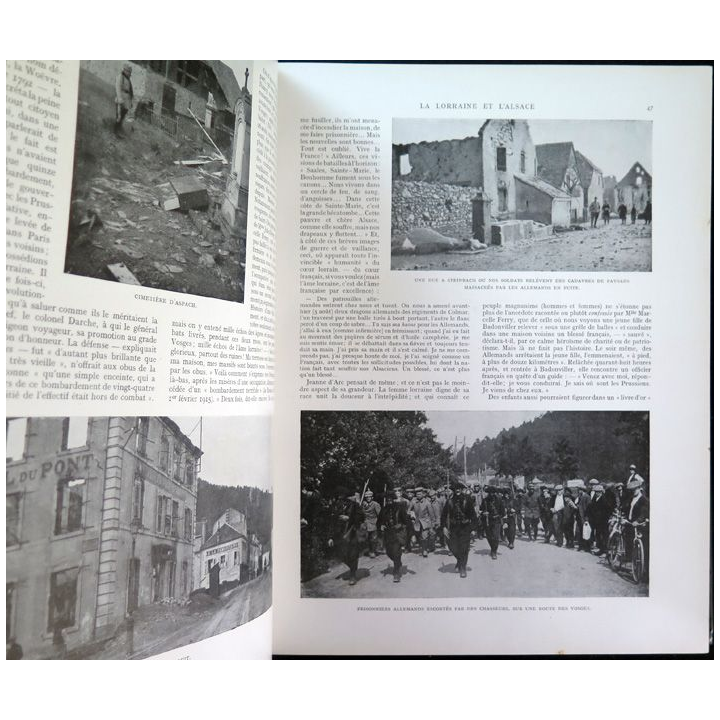 2 Tomes La France héroïque et ses alliés 1914-1916 et 1916 -1919 Ed 1916 et 1919