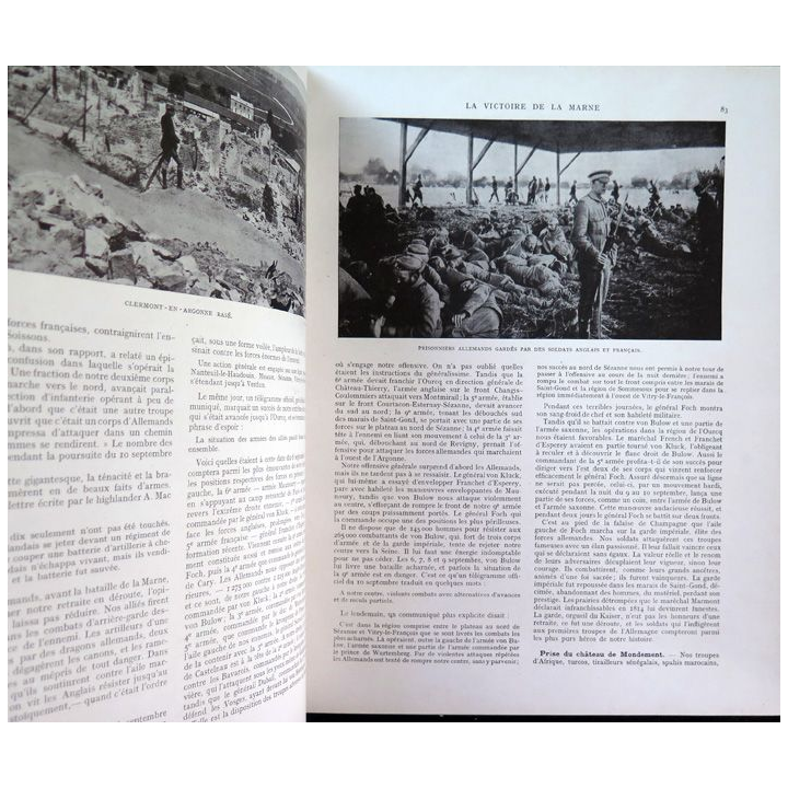 2 Tomes La France héroïque et ses alliés 1914-1916 et 1916 -1919 Ed 1916 et 1919