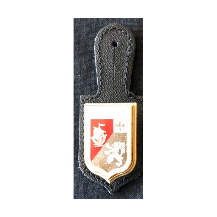 CRS 5 : insigne de la compagnie républicaine de sécurité n° 5 de de Massy, fabrication Delsart