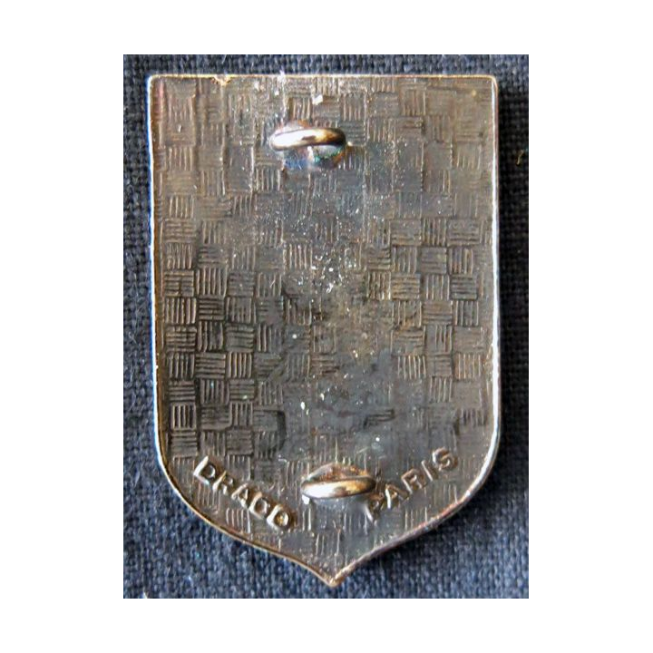 CRS 25 : insigne de la compagnie républicaine de sécurité n° 25 de Pau, fabrication Drago Paris