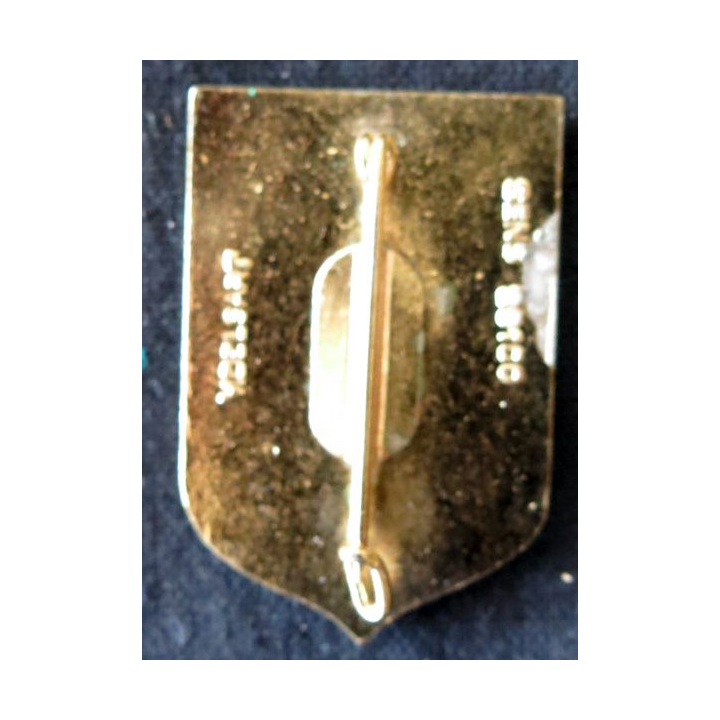 CRS 53 : insigne de la compagnie républicaine de sécurité n° 53 de Marseille, fabrication Delsart Sens