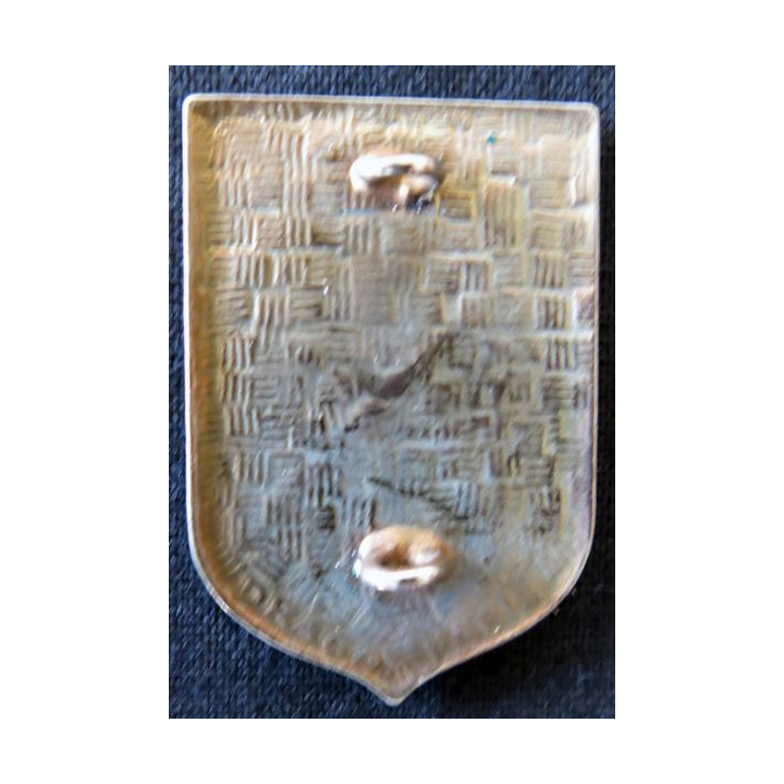 CRS 4 : insigne de la compagnie républicaine de sécurité n° 4 de Lagny-sur-Marne, fabrication Drago Paris