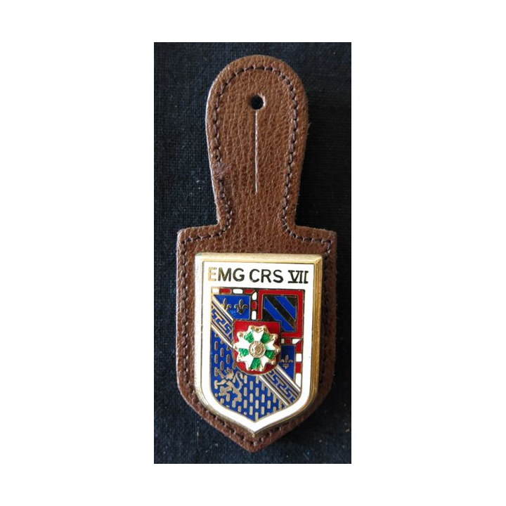 EMG CRS VII : insigne du groupement interrégional  n° VII de Dijon, fabrication Drago Noisiel