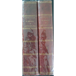2 Tomes du Mémorial de Sainte-Hélène par le comte de Las Cases illustré par L. Blombled 1895