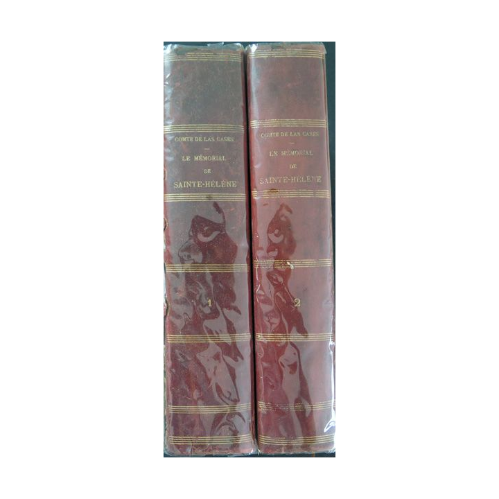 2 Tomes du Mémorial de Sainte-Hélène par le comte de Las Cases illustré par L. Blombled 1895