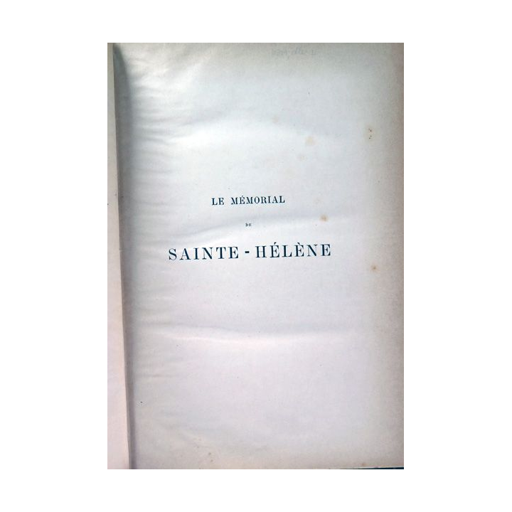 2 Tomes du Mémorial de Sainte-Hélène par le comte de Las Cases illustré par L. Blombled 1895