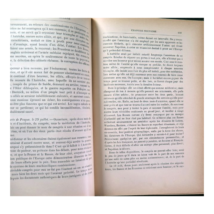 2 Tomes du Mémorial de Sainte-Hélène par le comte de Las Cases illustré par L. Blombled 1895