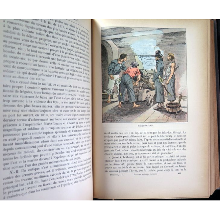 2 Tomes du Mémorial de Sainte-Hélène par le comte de Las Cases illustré par L. Blombled 1895