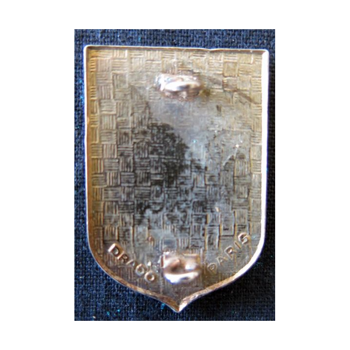 CRS 20 : insigne de la compagnie républicaine de sécurité n° 20 de Limoges, fabrication Drago Paris