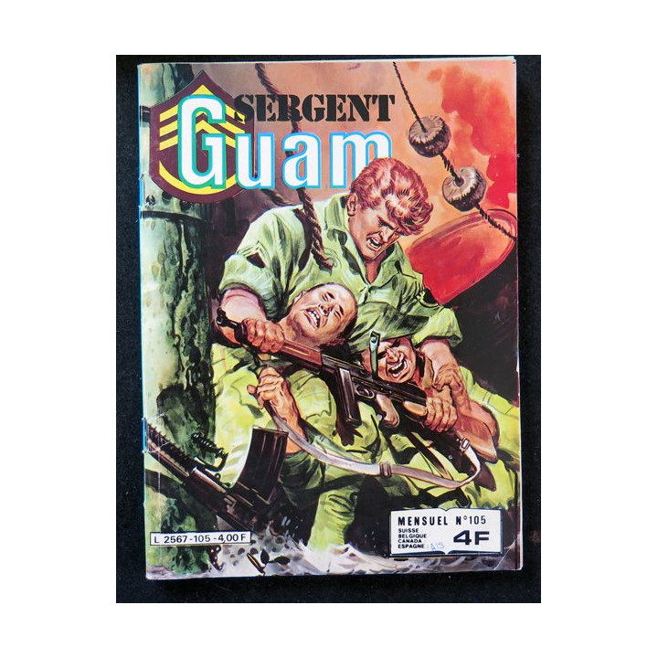 Sergent Guam Bande dessinée militaire petit format n° 105